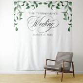 Greenery Wedding Backdrop Wandteppich (Beispiel)
