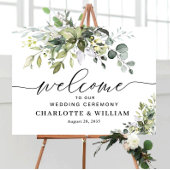 Greenery Wedding Ceremony Poster