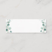 Greenery Wedding Drink Ticket Voucher (Rückseite)