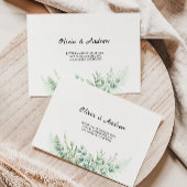 Greenery Wedding Envelope Address Template