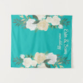 Greenery Wedding Foto Stand Backdrop Spring Boho Wandteppich (Vorderseite (Horizontal))