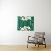 Greenery Wedding Foto Stand Hintergrund Hunter Gre Wandteppich (Beispiel (Horizontal))