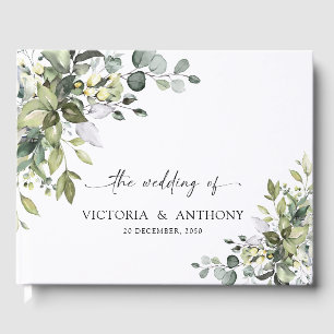 Greenery Wedding Gästebuch