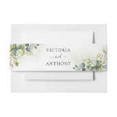 Greenery Wedding Invitation Bly Band (Vorderseite Beispiel)