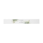 Greenery Wedding Invitation Bly Band (Flach)