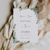 Greenery Wedding Invites Template Einladung