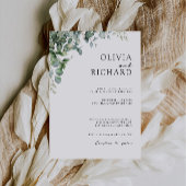 Greenery Wedding Invites Template Einladung