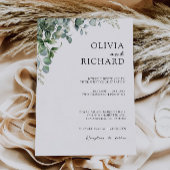 Greenery Wedding Invites Template Einladung