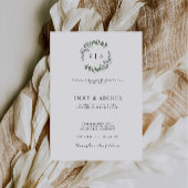 Greenery Wedding Invites Template Einladung