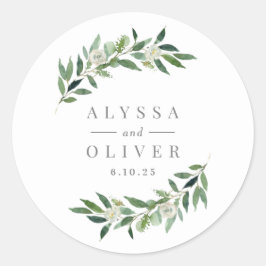 Greenery Wedding Stickers