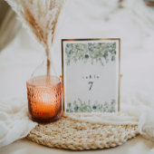 Greenery Wedding Table Cards Einladung
