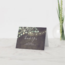 Greenery Wedding Vielen Dank Dankeskarte