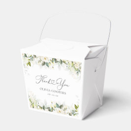 Greenery White Roses Baby Duwer Fevor Box Geschenkschachtel