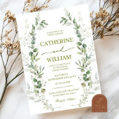 Greenery Wildblume Wedding Einladung