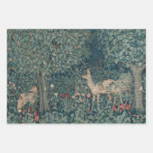 Greenery William Morris Art Packpapier Geschenkpapier Set (Vorderseite 3)