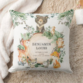 Greenery Woodland Baby Animals Kinderzimmer Keepak Kissen (Decke)