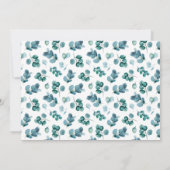 Greenery Wreath Law School Abschluss Foto Einladung (Rückseite)