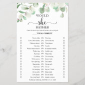 Greenery würde sie eher Brautparty spielen Flyer (Vorne)