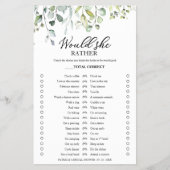 Greenery würde sie eher Brautparty spielen Flyer (Vorne)