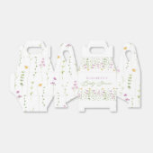 Greenery Yellow Pink Wildblume Babydusche Geschenkschachtel (Ungefaltet)