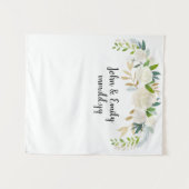 Greenery Zeremony Foto Stand Sommer Hochzeitsdekor Wandteppich (Vorderseite (Horizontal))