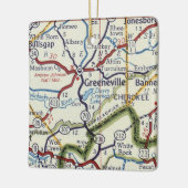 Greeneville TN Keramikornament (Links)