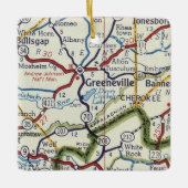 Greeneville TN Keramikornament (Vorderseite)