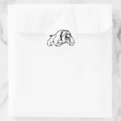 Greenfield Bulldogs Runder Aufkleber (Tasche)