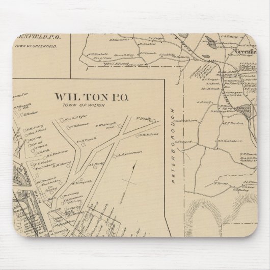 Greenfield, Hillsborough Co Mousepad (Vorne)