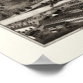 Greenfield, MA Panoramic Map - 1877 Poster (Ecke)