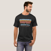Greenfield State Park New Hampshire Retro Cool T-Shirt (Vorne ganz)