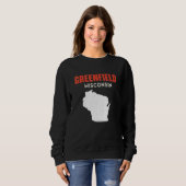 Greenfield USA State America Travel Montanan Helen Sweatshirt (Vorne ganz)