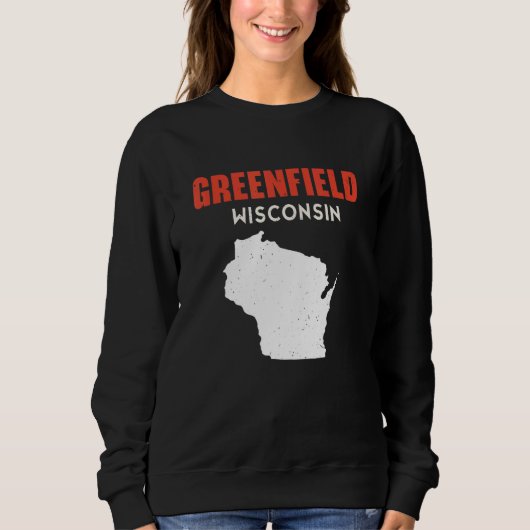 Greenfield USA State America Travel Montanan Helen Sweatshirt (Vorderseite)