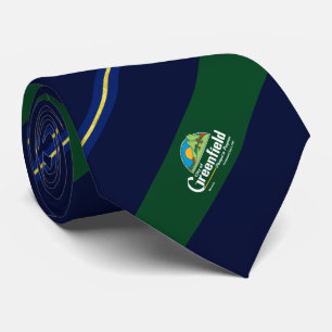 Greenfield (Wisconsin) Stadtflagge Neck Tie Krawatte