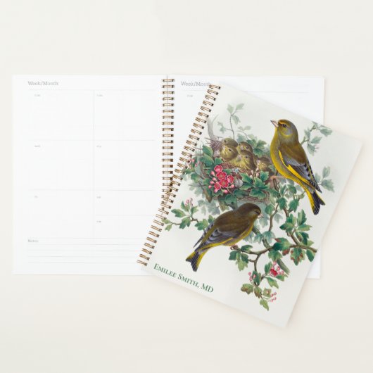 Greenfinch Bird von John Gould Planner Planer (Anzeige)