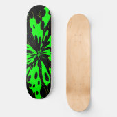 GreenFluo Skateboard (Vorderseite)