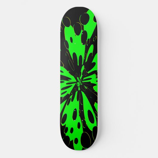 GreenFluo Skateboard (Vorderseite)