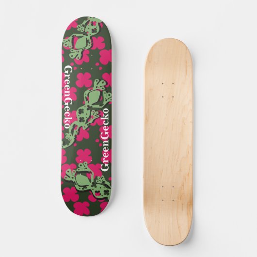 GreenGecko Skateboard (Vorderseite)