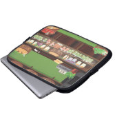 Greengrocers-Store Laptopschutzhülle (Vorne Knopf)