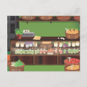 Greengrocers-Store Postkarte (Vorderseite)