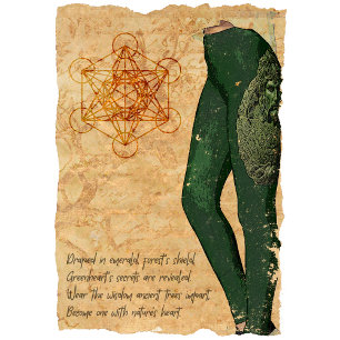 Greenheart Guardian: Green Man Leggings