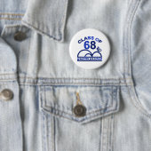 greenhills vor Schulklasse von 68 Königsblau Button (Beispiel)
