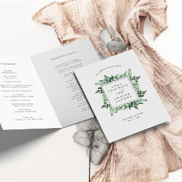 Greenhouse | Botanische Hochzeit mit Wasserfarbe Programm