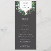 Greenhouse | Botanische Hochzeitsfeier für Wasserf Programm (Vorderseite)