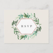 Greenhouse | Botanische UAWG Wasserfarbe Einladungspostkarte (Vorderseite)