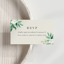 Greenhouse | Hochzeitswebsite UAWG Begleitkarte