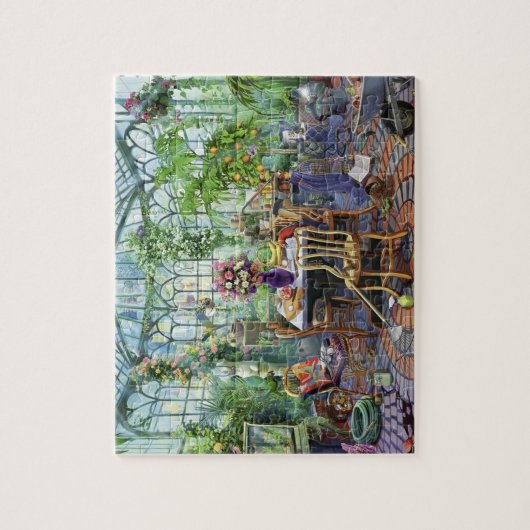 Greenhouse Morning Jigsaw Puzzle (Vertikal)