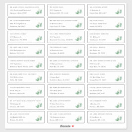 Greenhouse | Private Guest Address Labels