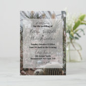 Greenhouse Wedding Einladung (Stehend Vorderseite)