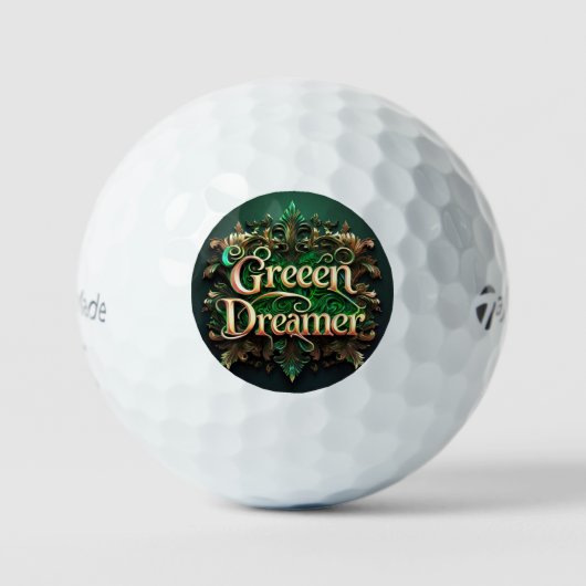 "Greenify Your Life" Golfball (Vorderseite)